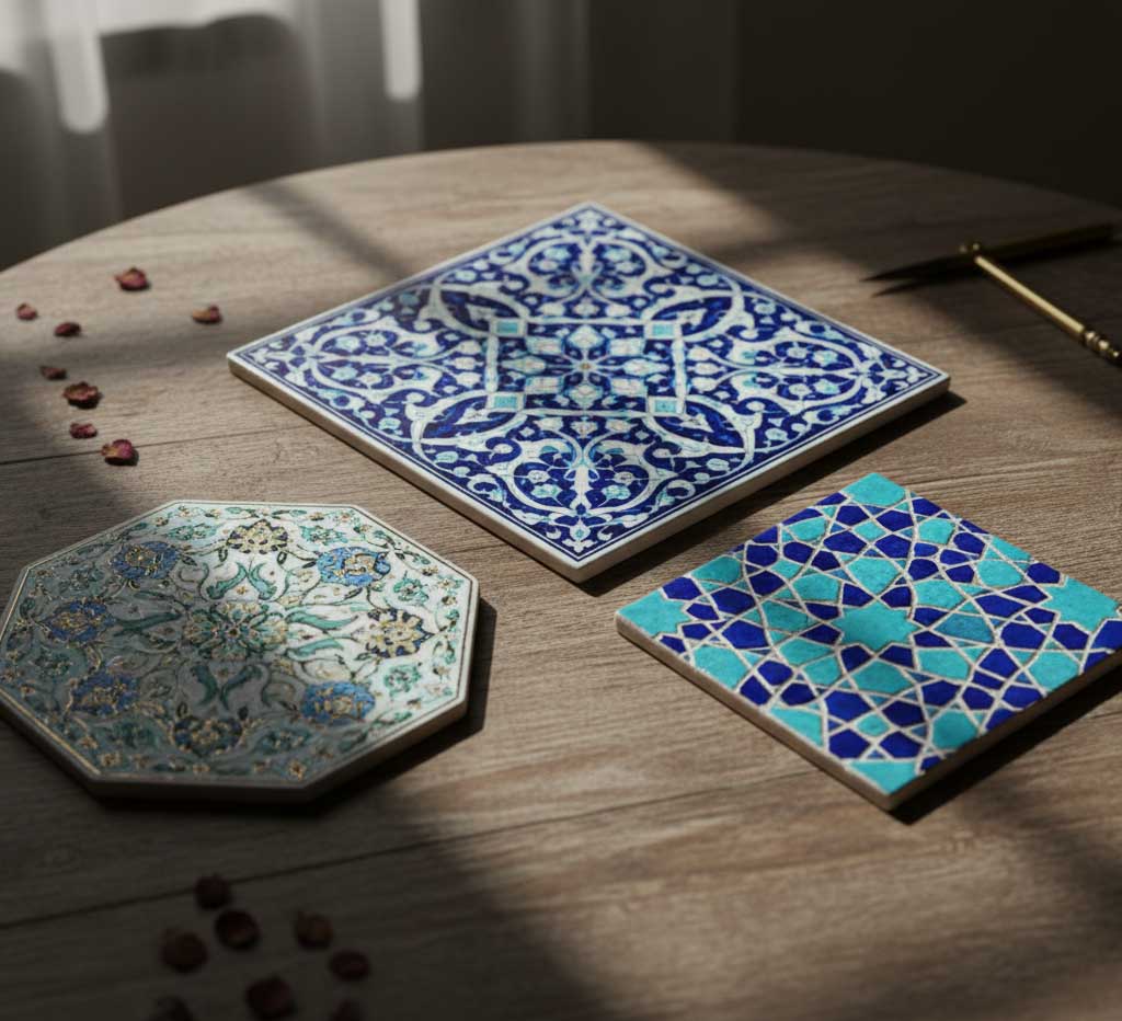 آشنایی با انواع طرح‌های کاشی سنتی ایرانی