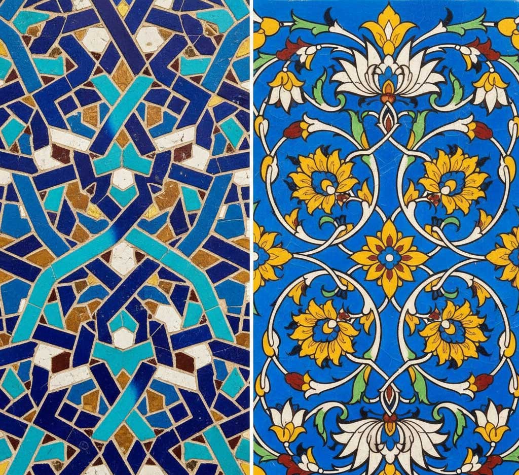 تاریخچه کاشی‌کاری در مساجد ایران