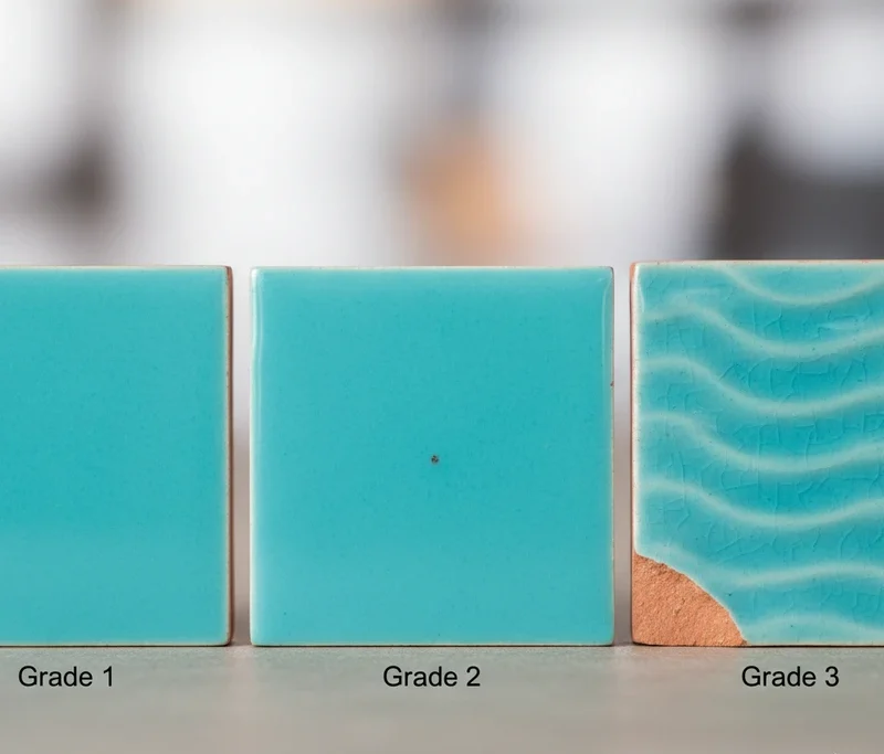 تفاوت کاشی درجه یک و دو و سه چیست؟